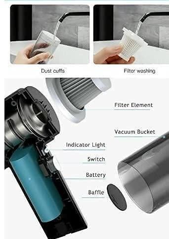 PORTABLE AIR DUSTER WIRELESS VACUM CLEANER