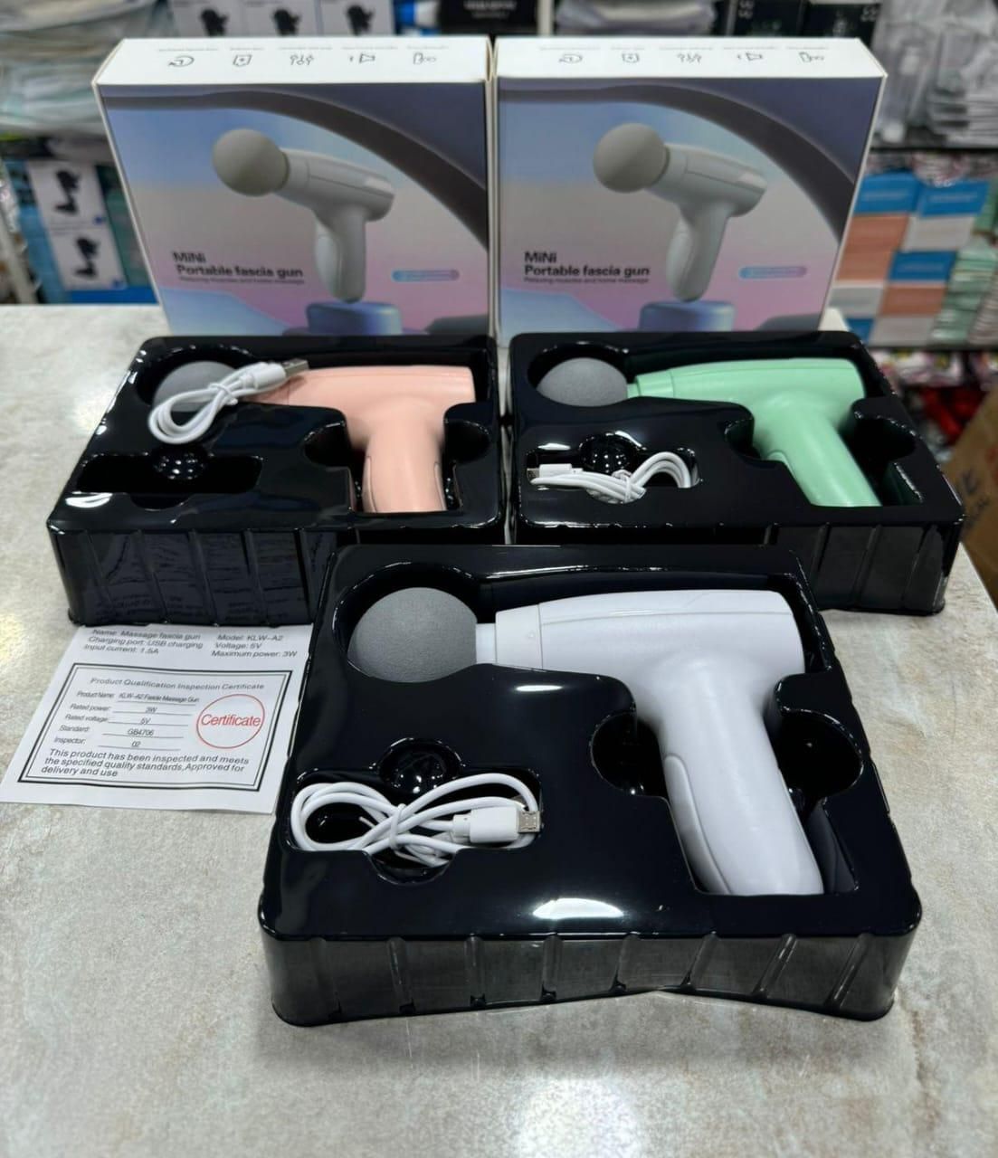 PORTABLE GUN SHAPED MASSAGER