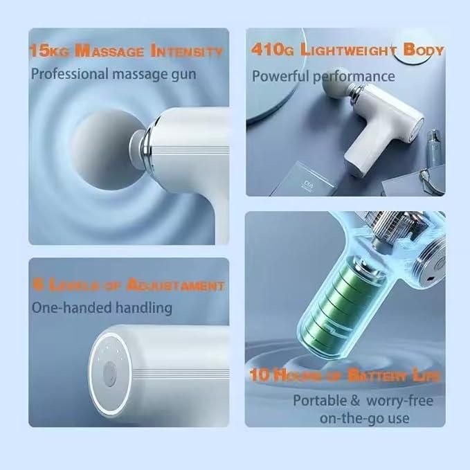 PORTABLE GUN SHAPED MASSAGER