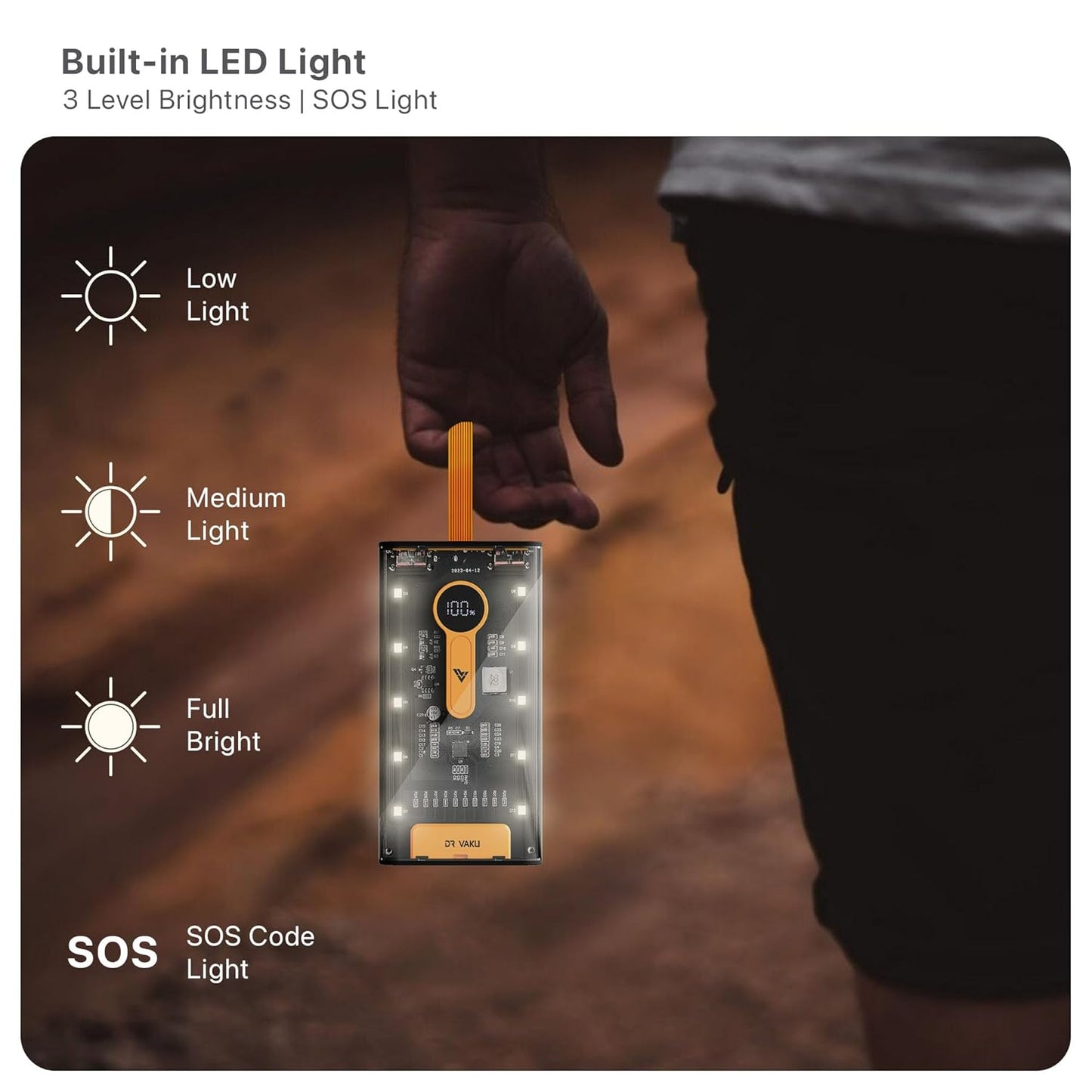 transparent powerbank