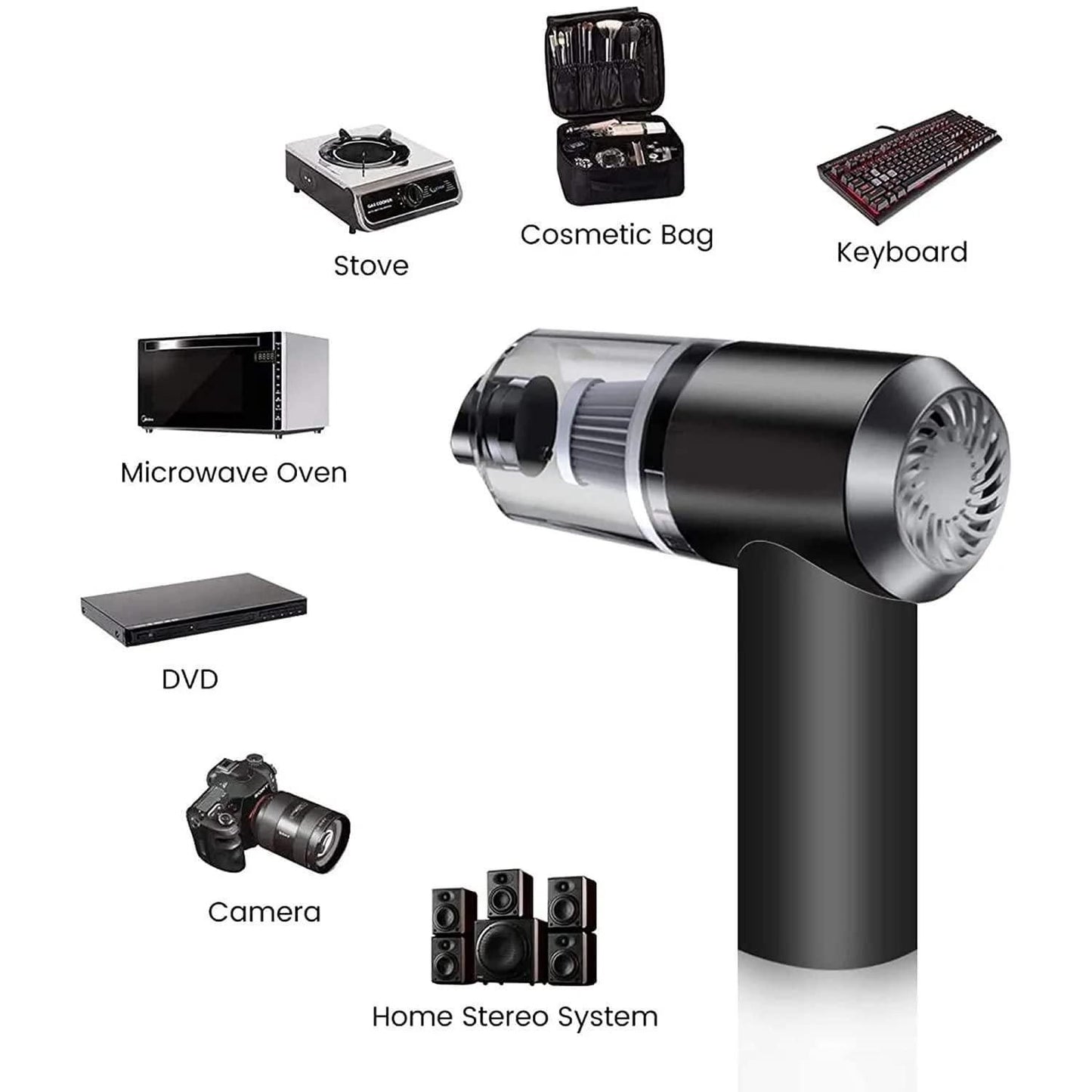 PORTABLE AIR DUSTER WIRELESS VACUM CLEANER