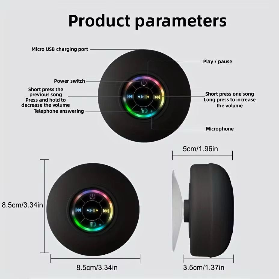 ipx4 waterproof portable wireless speaker
