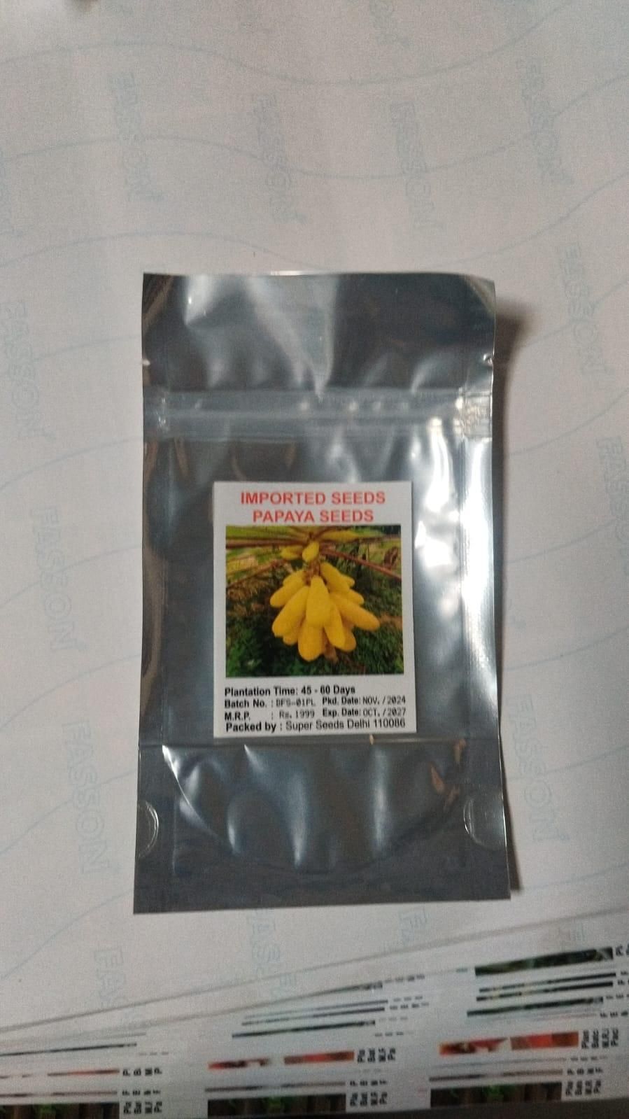 GOLDEN CREAMY PAPAYA SEEDS