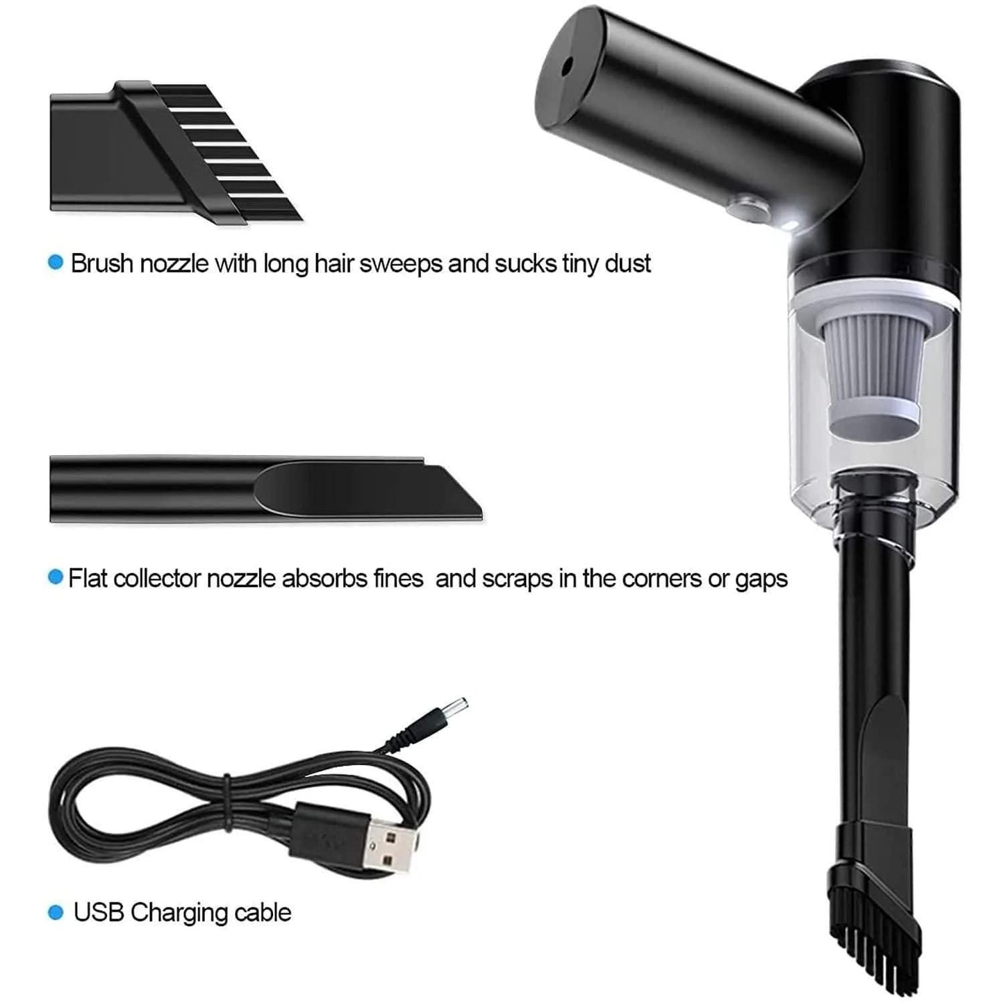 PORTABLE AIR DUSTER WIRELESS VACUM CLEANER